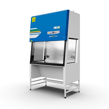 Ontdek onze BIOHAZARD verticale laminaire flowkasten Klasse II B2, voldoen aan NS/ANSI 49, met epoxypoedercoating, AISI-304L/AISI-316L roestvrij staal, ECS® microprocessor controle, en geschikt voor gefilterde lucht afvoer. Standaard accessoires inclusie